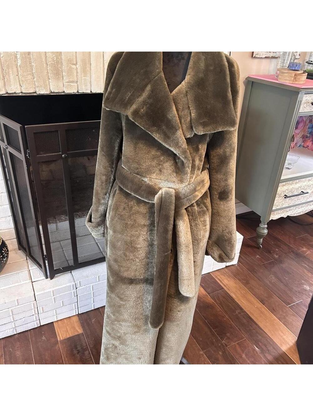 Dolls Kill Furry Trench Coat